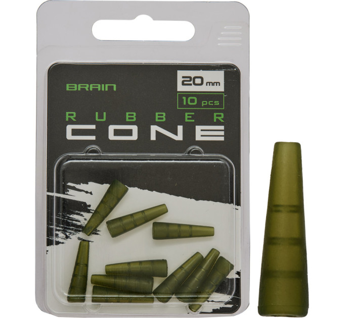 Конус Brain Rubber Cone 20mm (10 шт/уп) Green SGXA-904710-20