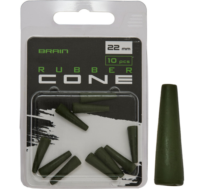 Конус Brain Rubber Cone 22mm (10 шт/уп) Green SGXA-90479-20