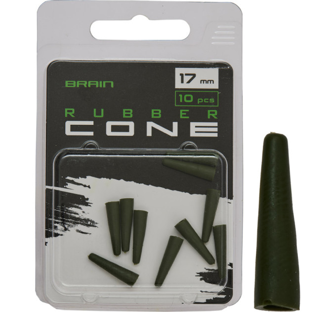 Конус Brain Rubber Cone 17mm (10 шт/уп) Green SGXA-90479-17