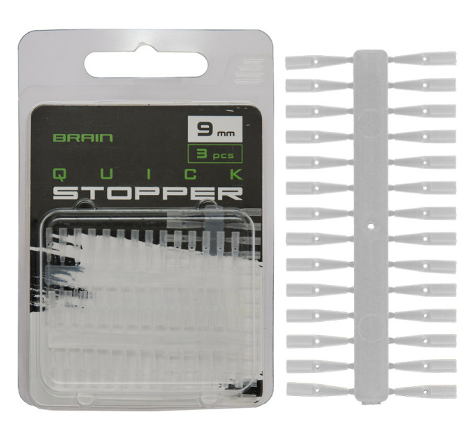 Стопор для бойлов Brain Quick Stopper 9mm (3 шт/уп) SGXA-9012-9