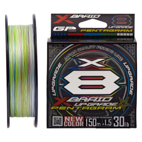 Шнур YGK X-Braid Upgrade X8 Pentagram 200m #0.5/0.117mm 12lb/5.5kg