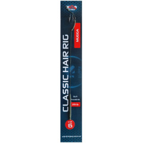 Готовый поводок World4Carp Classic hair rig, крючок Mugga №6