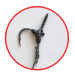 Готовый поводок World4Carp Pop up screw rig, крючок Wide Gape №8