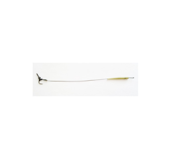 Готовый поводок World4Carp Pop up screw rig, крючок Wide Gape №8