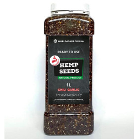 Конопля для рыбалки World4Carp Hemp Seed Chili Garlic 1л