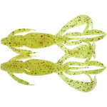 Силикон Keitech Crazy Flapper 2" (8 шт/уп) к:pal#01 Chartreuse Red Flk