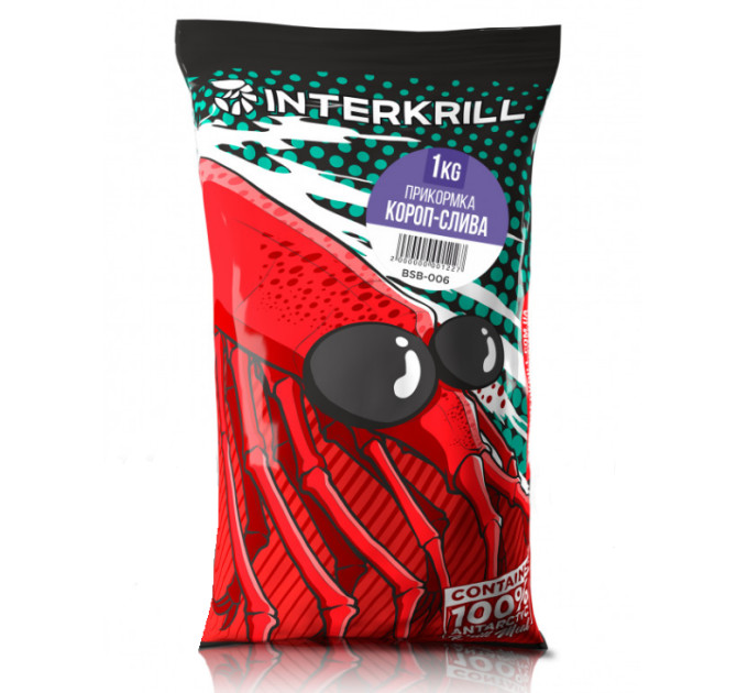 Прикормка Interkrill Карп-Слива 1кг