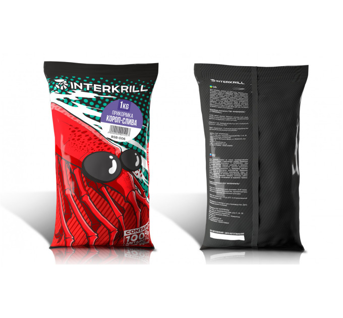 Прикормка Interkrill Карп-Слива 1кг