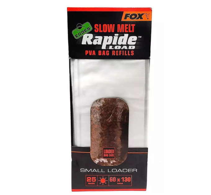 ПВА-пакеты Fox Edges Rapide Refills Slow Melt 13x6 см