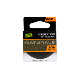 Поводковый материал FOX Edges Naturals Coretex Soft 20м 35lb
