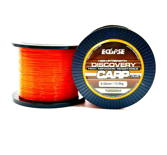Леска ECLIPSE Discovery Carp Orange 1000m 0.27mm