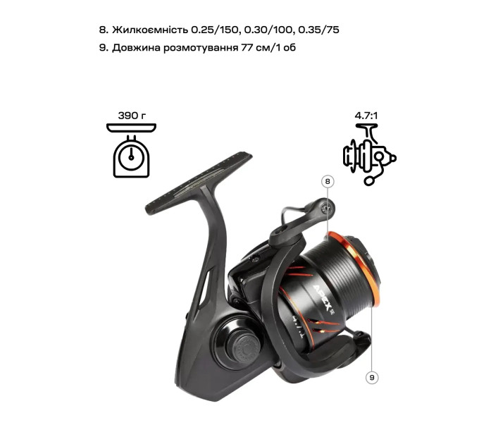 Котушка Brain Apex SE 4000S 5+1BB 5.0:1
