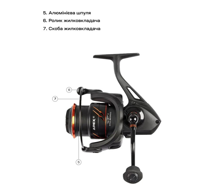 Котушка Brain Apex SE 4000S 5+1BB 5.0:1