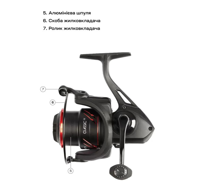 Катушка Brain Classic SE 6000S 4+1BB 4.7:1