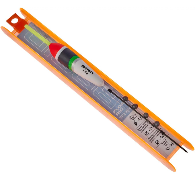 Оснащення поплавочне Brain TP210007 2.5g 0,16mm 0,12mm №14 свiтляк 3мм